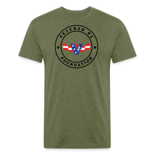 Load image into Gallery viewer, Fitted Cotton/Poly T-Shirt by Next Level - heather military green