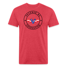 Load image into Gallery viewer, Fitted Cotton/Poly T-Shirt by Next Level - heather red