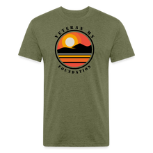 Load image into Gallery viewer, Fitted Cotton/Poly T-Shirt by Next Level - heather military green