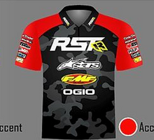 Load image into Gallery viewer, Veteran MX 3 button Pit Shirt