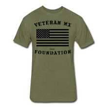 Load image into Gallery viewer, Fitted Cotton/Poly T-Shirt by Next Level - heather military green