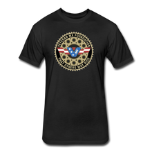 Load image into Gallery viewer, Fitted Cotton/Poly T-Shirt by Next Level - black