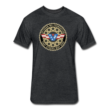 Load image into Gallery viewer, Fitted Cotton/Poly T-Shirt by Next Level - heather black