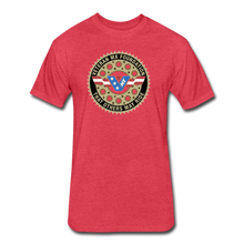 Load image into Gallery viewer, Fitted Cotton/Poly T-Shirt by Next Level - heather red