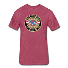 Load image into Gallery viewer, Fitted Cotton/Poly T-Shirt by Next Level - heather burgundy