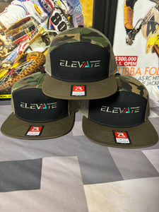 Elevate Action Sports Camo Richardson 7 Panel Hat