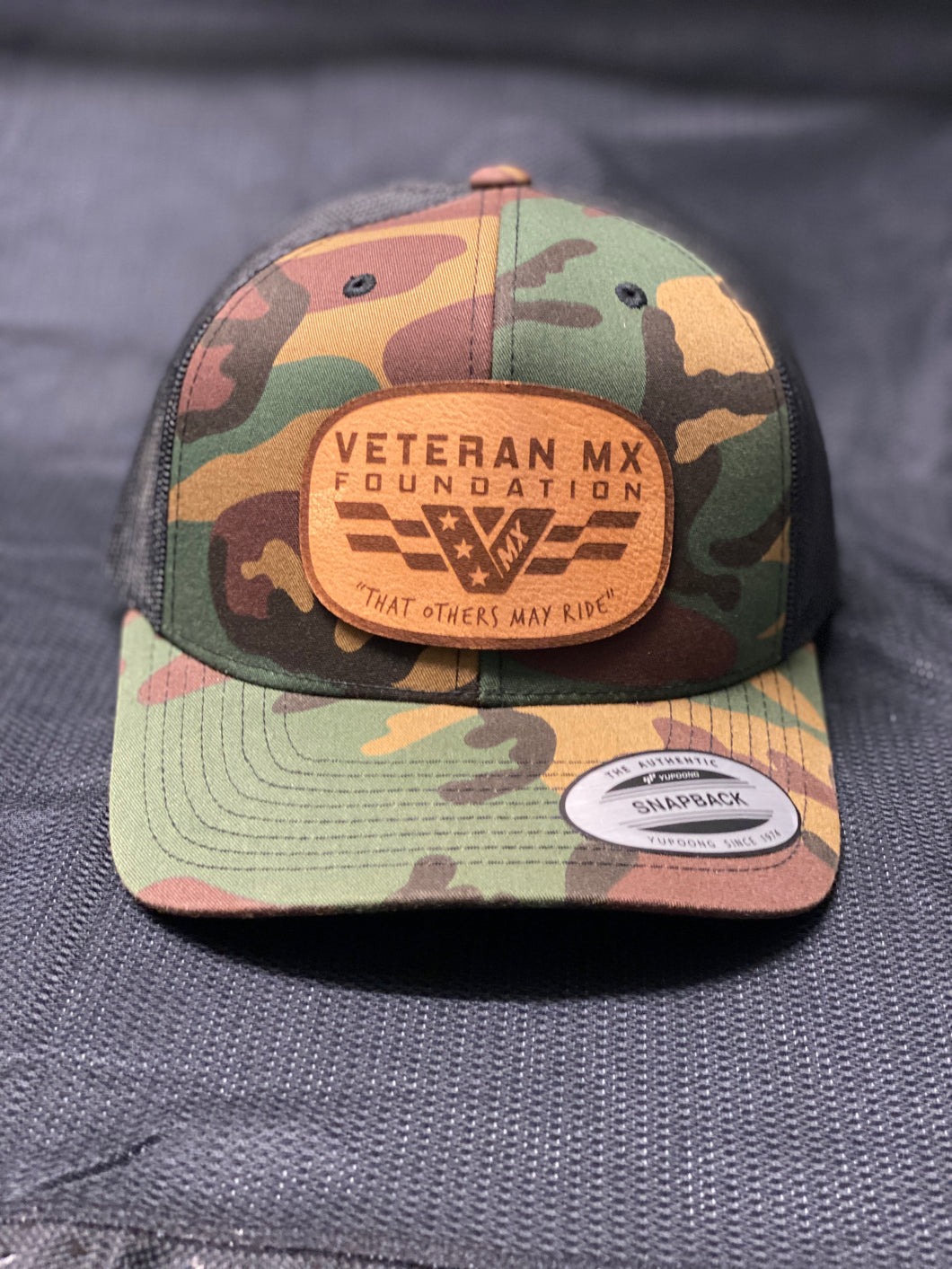 Veteran Mx Leather Patch Hat