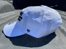 Load image into Gallery viewer, White 47 Adjustable Hat with Subdued Logo
