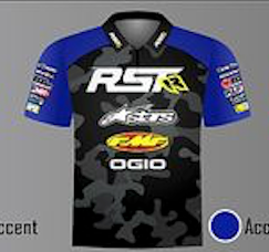 Veteran MX 3 button Pit Shirt