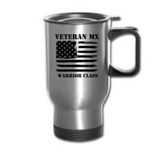 Load image into Gallery viewer, Veteran MX Travel Mug - silver

