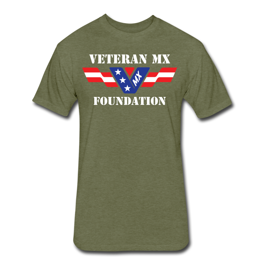 Retro VetMx T-Shirt - heather military green